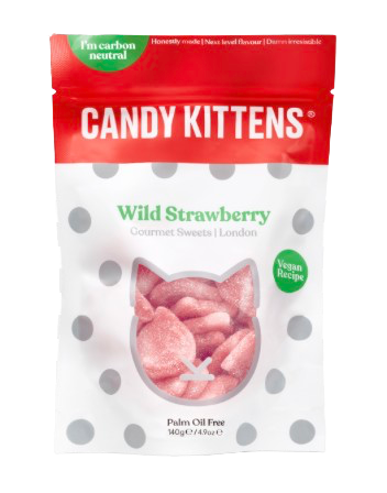 Candy Kitten Wild Strawberry 140g UK