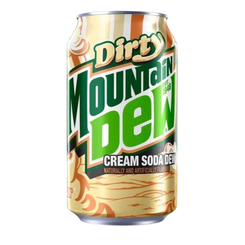 DIRTY MOUNTAIN DEW CREAM SODA 355ML/12OZ
