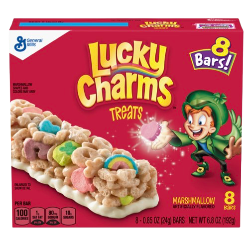 General Mills Lucky Charm Treat Bars 6 Pack