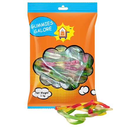GUMMIES GALORE WORMS 1KG