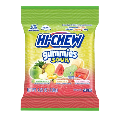 HI-CHEW PEG BAG GUMMIES SOUR MIX 4.23oz