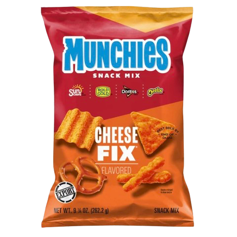 MUNCHIES CHEESE MIX 9.25OZ USA