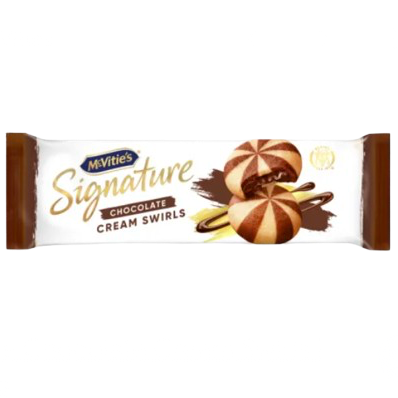 McVities Chocolate Cream Swirl Cookies 142g
