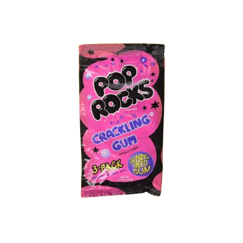 POP ROCKS CRACKLING GUM .33OZ
