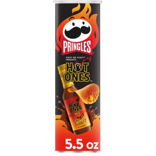 PRINGLES HOT ONES ROJO 5.5OZ