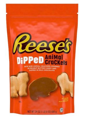 Reeses Chocolate Dipped Animal Crackers 24oz/672G Massive Bag