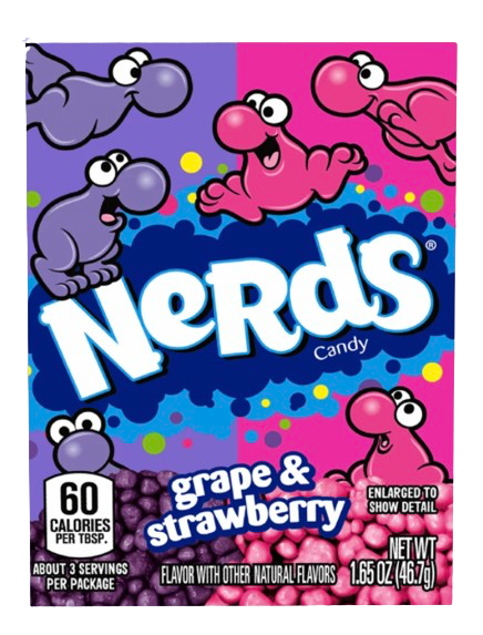 Nerds Grape + Strawberry 46.7g USA