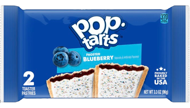 Pop Tarts Frosted Blueberry 2 Pack