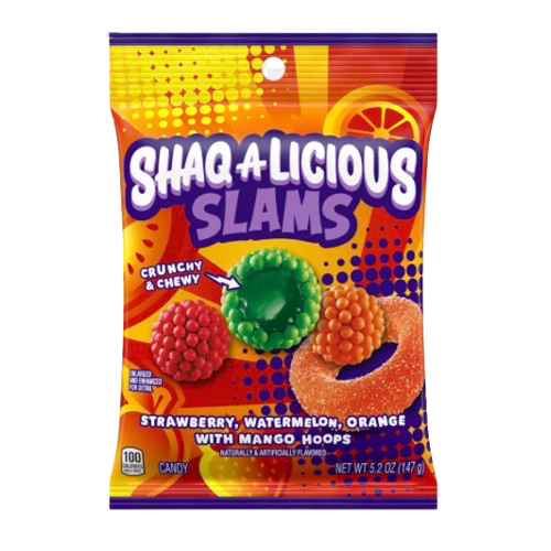 SHAQ-A-LICIOUS SLAMS 5.2OZ PEG BAG