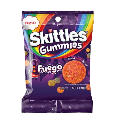SKITTLES PEG GUMMIES FUEGO 5.8OZ