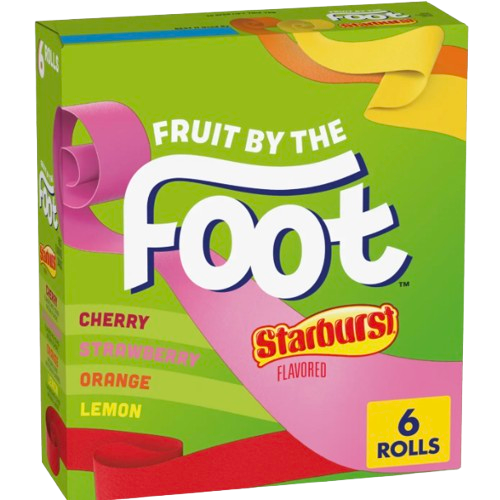 FRUIT ROLL UPS STARBURST 6 PACK USA