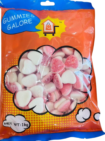 GUMMIES GALORE SOUR HEARTS 1KG