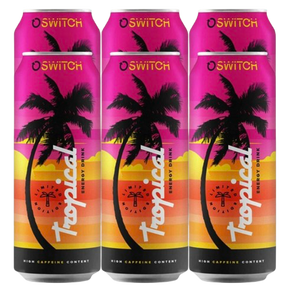 6 PACK SWITCH ENERGY DRINK TROPICAL 500ML