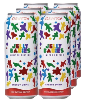 6 PACK SWITCH ENERGY JELLY BABIES 500ML