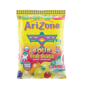 ARIZONA FRUIT SNACKS SOUR MIXED LEMONADE 5 OZ