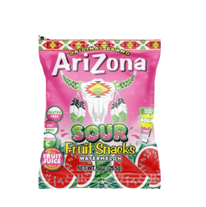 ARIZONA FRUIT SNACKS SOUR MIXED WATERMELON 5 OZ