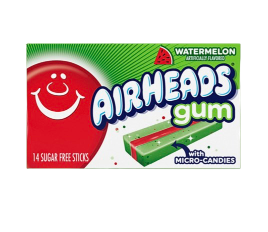 AIRHEADS GUM WATERMELON 33G
