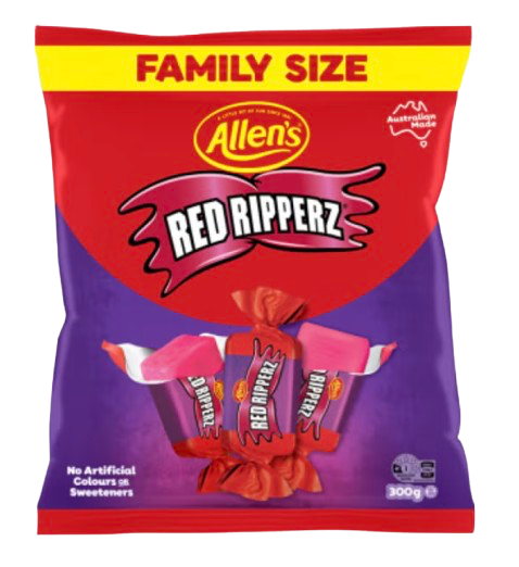 ALLENS RED RIPPERS 300G (AUS)