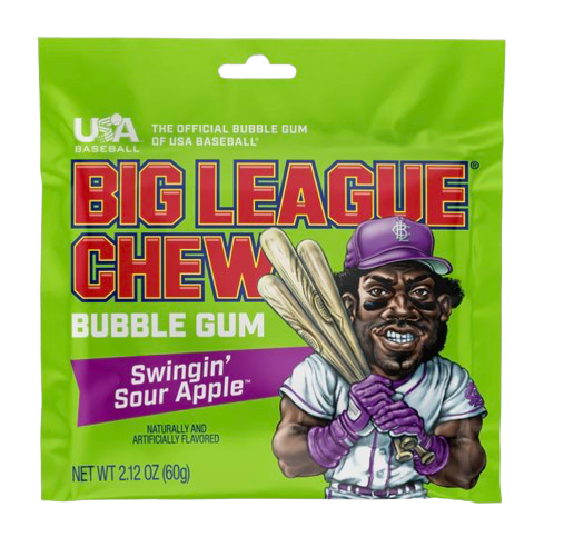 BIG LEAGUE CHEW APPLE 343G