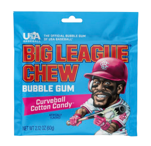 BIG LEAGUE CHEW COTTON CANDY 343G