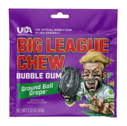 BIG LEAGUE CHEW GRAPE 343G