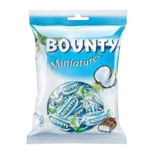 BOUNTY CHOCOLATE 150GM MINIATURES BAG