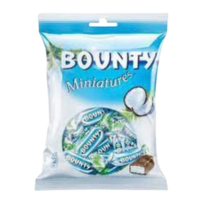 BOUNTY CHOCOLATE 150GM MINIATURES BAG