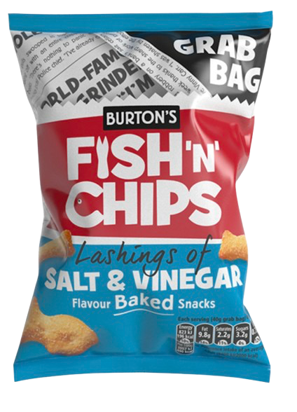 BURTONS FISH & CHIPS 125G UK