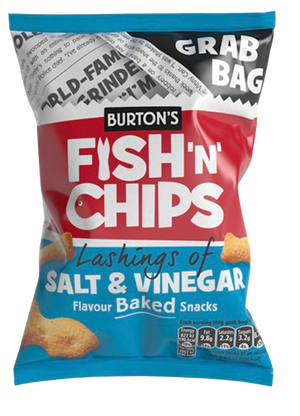 BURTONS FISH & CHIPS 125G UK