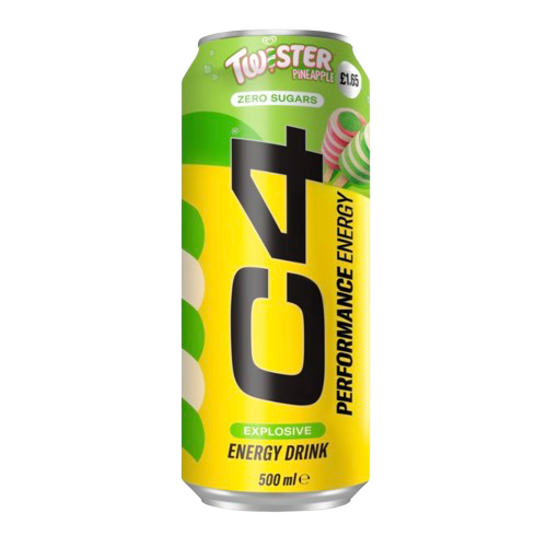 C4 TWISTER PINEAPPLE 500ML