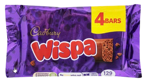 CADBURY 4PK WISPA 95G UK