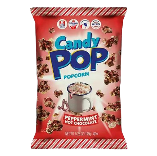 CANDY POP POPCORN 149G PEPPERMINT