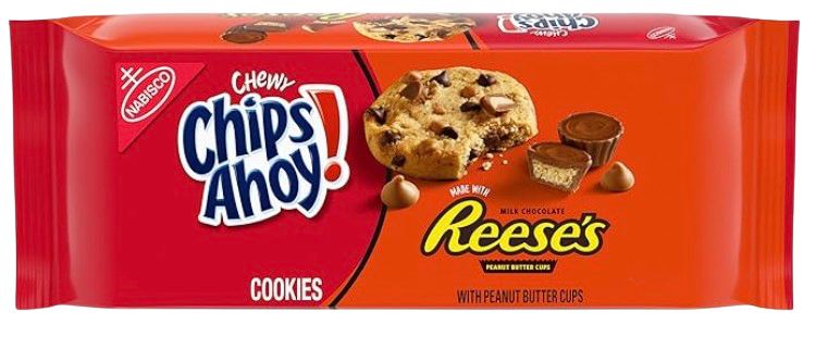 CHIPS AHOY! MADE WITH REESES PEANUT BUTTER CUPS USA 269.3g