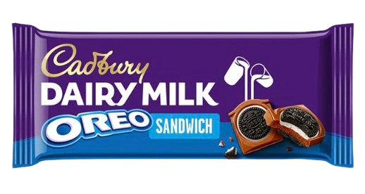 Cadbury Dairy Milk Oreo Sandwich 96gm  (Airfreight UK)
