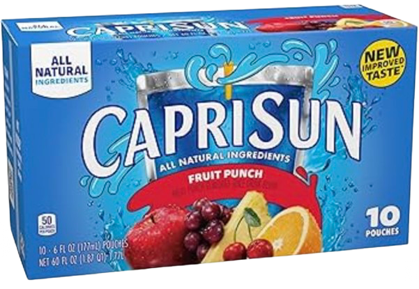 CAPRI-SUN 10PK FRUIT PUNCH USA