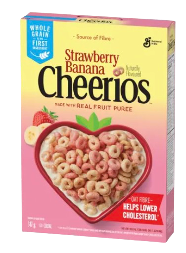 Cheerios Strawberry Banana 317g