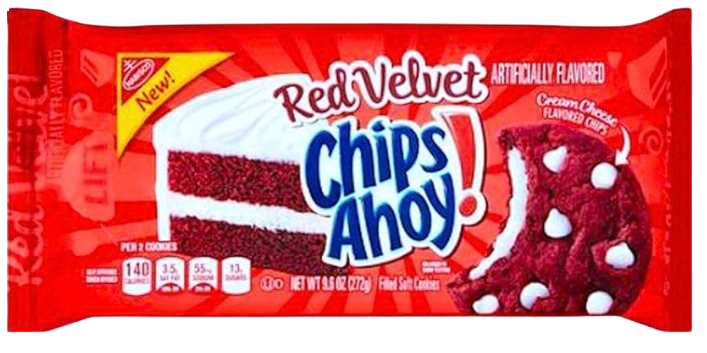 CHIPS AHOY! CHEWY RED VELVET USA 9.6Zoz/272.1g