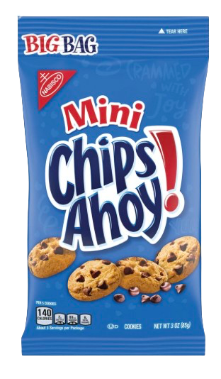 CHIPS AHOY! MINI BIG BAG USA 3oz/85g