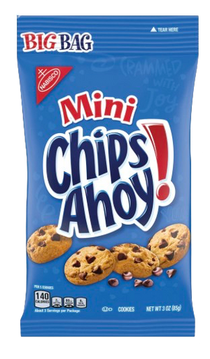 CHIPS AHOY! MINI BIG BAG USA 3oz/85g