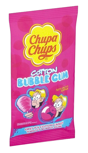 CHUPA CHUPS 11G COTTON CANDY GUM UK