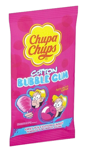 CHUPA CHUPS 11G COTTON CANDY GUM UK