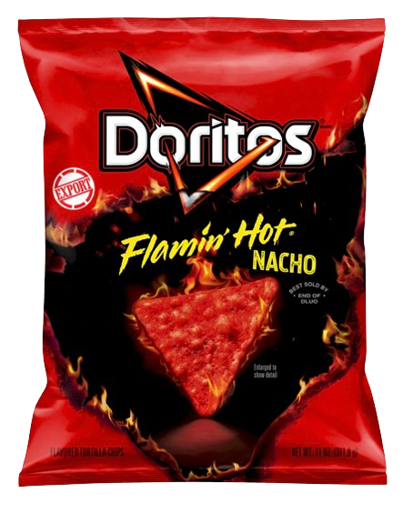 Doritos Flamin' Hot Tortilla Chips 11oz USA