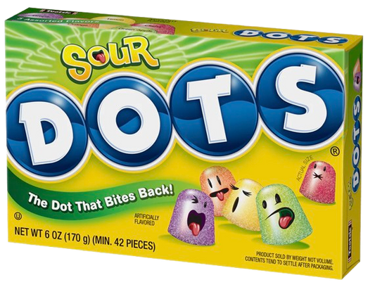 TOOTSIE DOTS SOUR 170 GRAMS