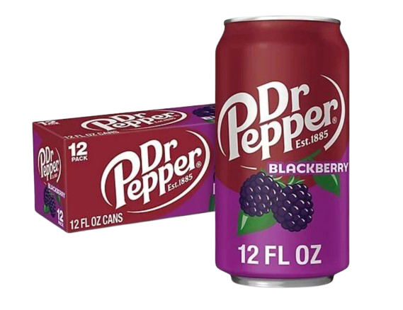 DR PEPPER 12OZ X 12 BLACKBERRY