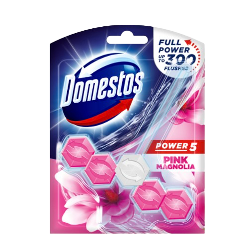 DOMESTOS TOILET BLOCKS 50GM PINK MAGNOLIA