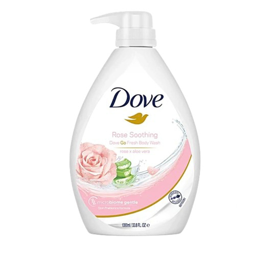 DOVE BODYWASH 1L ROSE HYDRATION