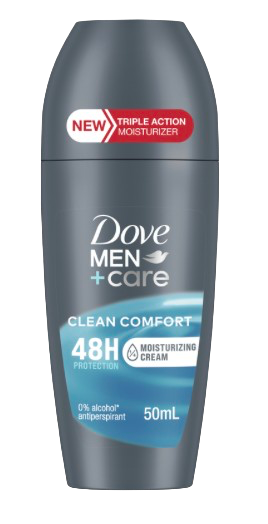 DOVE ROLL ON CLEAN COMFORT 50ML