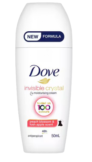 DOVE ROLL ON INVISIBLE CRYSTAL 50ML
