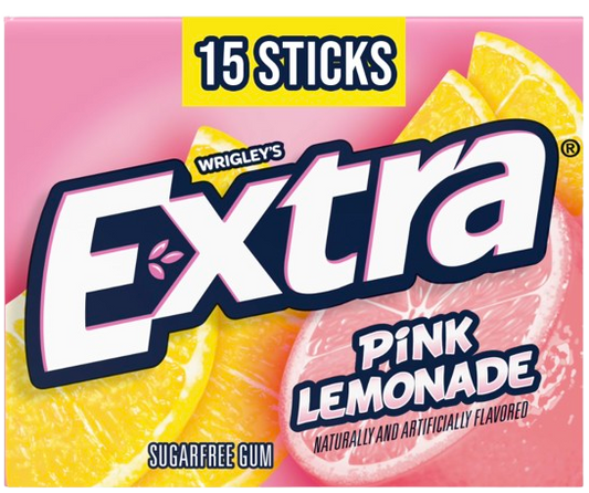 EXTRA PINK  LEMONADE 15 STICKS USA