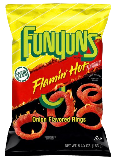 FUNYUNS FLAMIN' HOT 163G USA